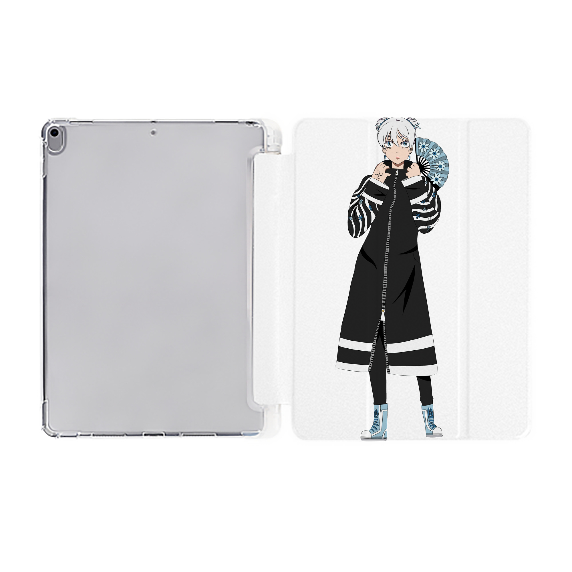 （画像用） 東京リベンジャーズ Tokyo Revengers IPad ケース ペン収納付き 三つ折りスタンド PUレザー×シリコン 対応機種9.5/10.5/10.9インチ